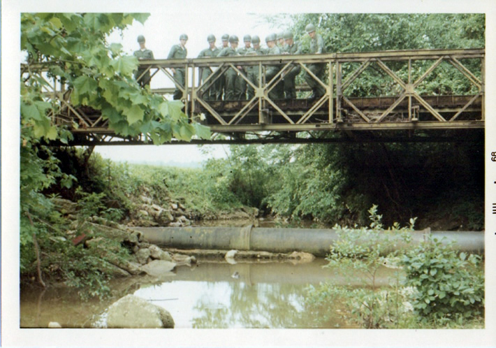 Bailey Bridge class at OCS Ft. Belvior 1968