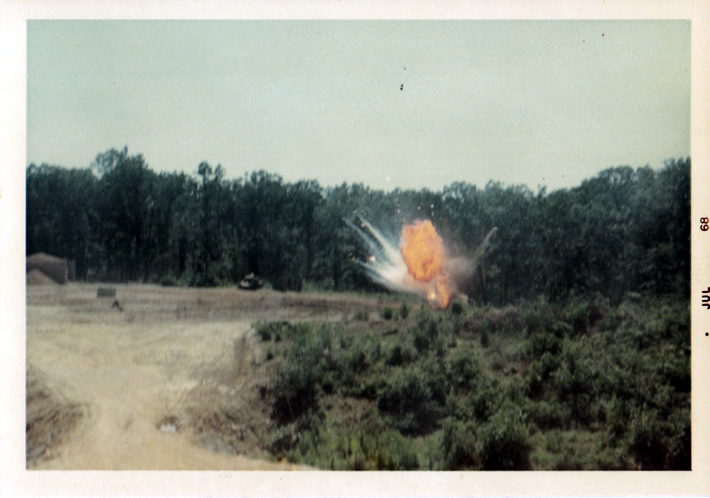 Field demolition training Ft. Belvior Va. 1968