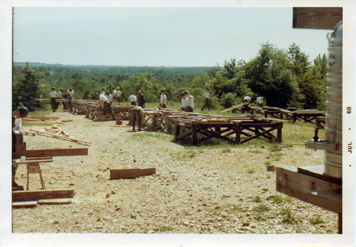 Field training at Camp AP Hill - 1968