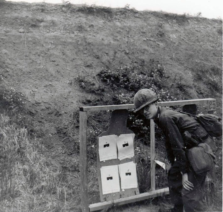 2nd Platoon rifle range OCS 515H - 1968