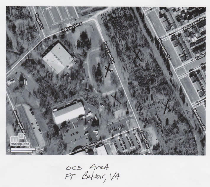 Ft. Belvoir OCS Barracks Location View